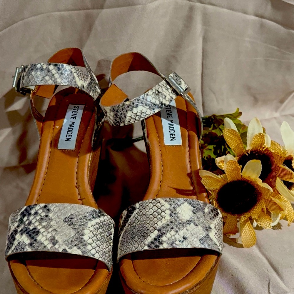 Steve Madden Women's Snakeskin Sandals
